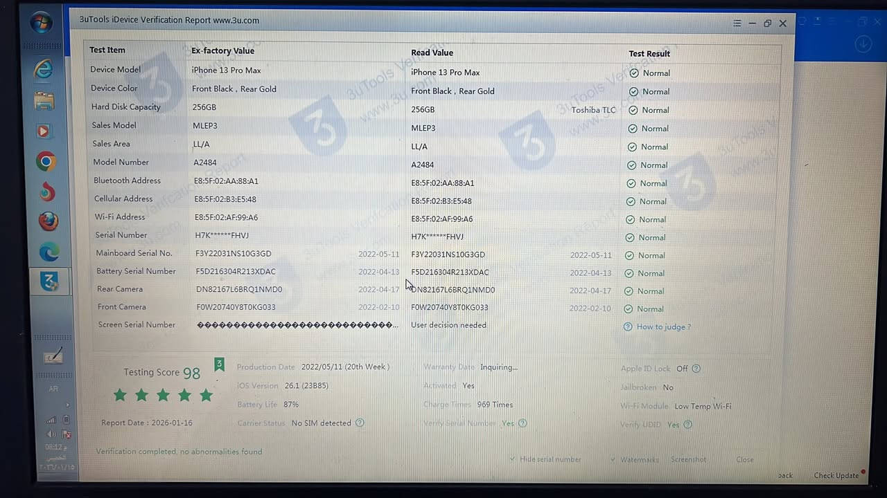 ايفون 13 برو ماكس نضيف مبدل شاشه فقط فيس ايدي شغال شراي يراسل واتساب ***********
