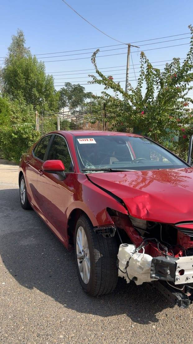 تويوتا كامري 2023
موصفات السيارة LE 
4سلندر 2.5 بانزين 
رقم  اربيل 
الضرر فقط راس البونيد فقط
السعر 190 وبيه مجال الشراي
سياره مكانها كركوك 
ماشيه السياره ٥٧الف

رقم تلفون***********
