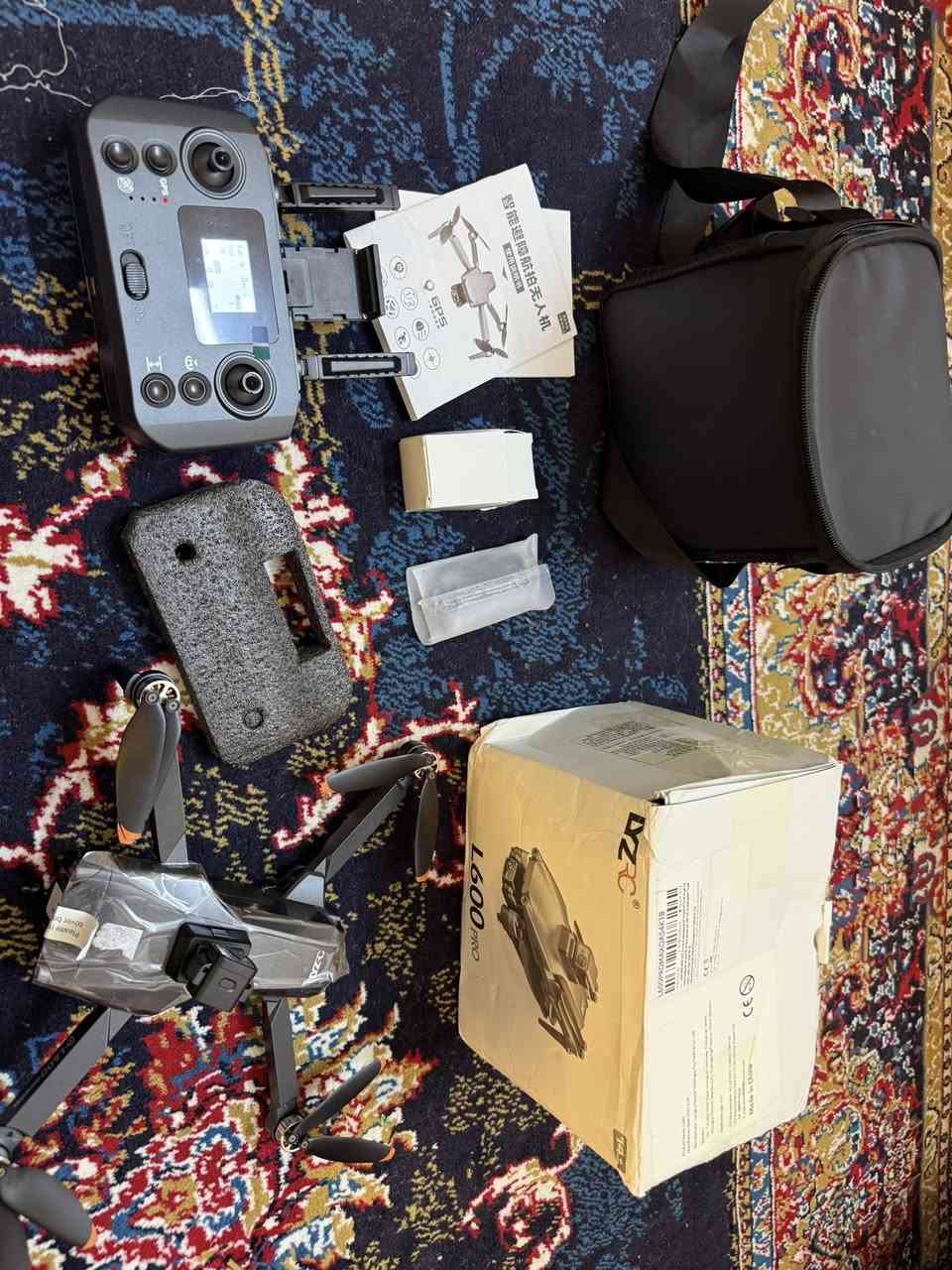 للبيع درون نوع L600 pro max
فول موصفات كبس شركه جديده 🥇
وكامل ملحقاته ويا ريش تخم كامل ودرنفيس الصيانه وكيبل شاحن وجوستك وبطاريه وحده موصفاته 👇👇
مدى 3كيلومتر ارتفاع 300متر ✈️
بطاريه تدوم 35 دقيقه 🔋
مانع اصطدام ليزري 360درجه دوار 
رجوع تلقائي عند فقدان اشاره 🔦 
مكاني كركوك 
Gps كامل      
متوفر توصيل كل المحافظات للاستفسار // ***********
