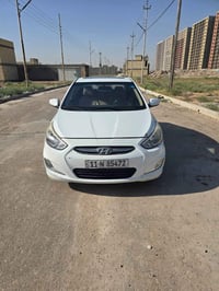 هونداي اكسنت 2016 خليجية محرك 1600 قطرتين  السيارة كفالة عامه مـن الحا...