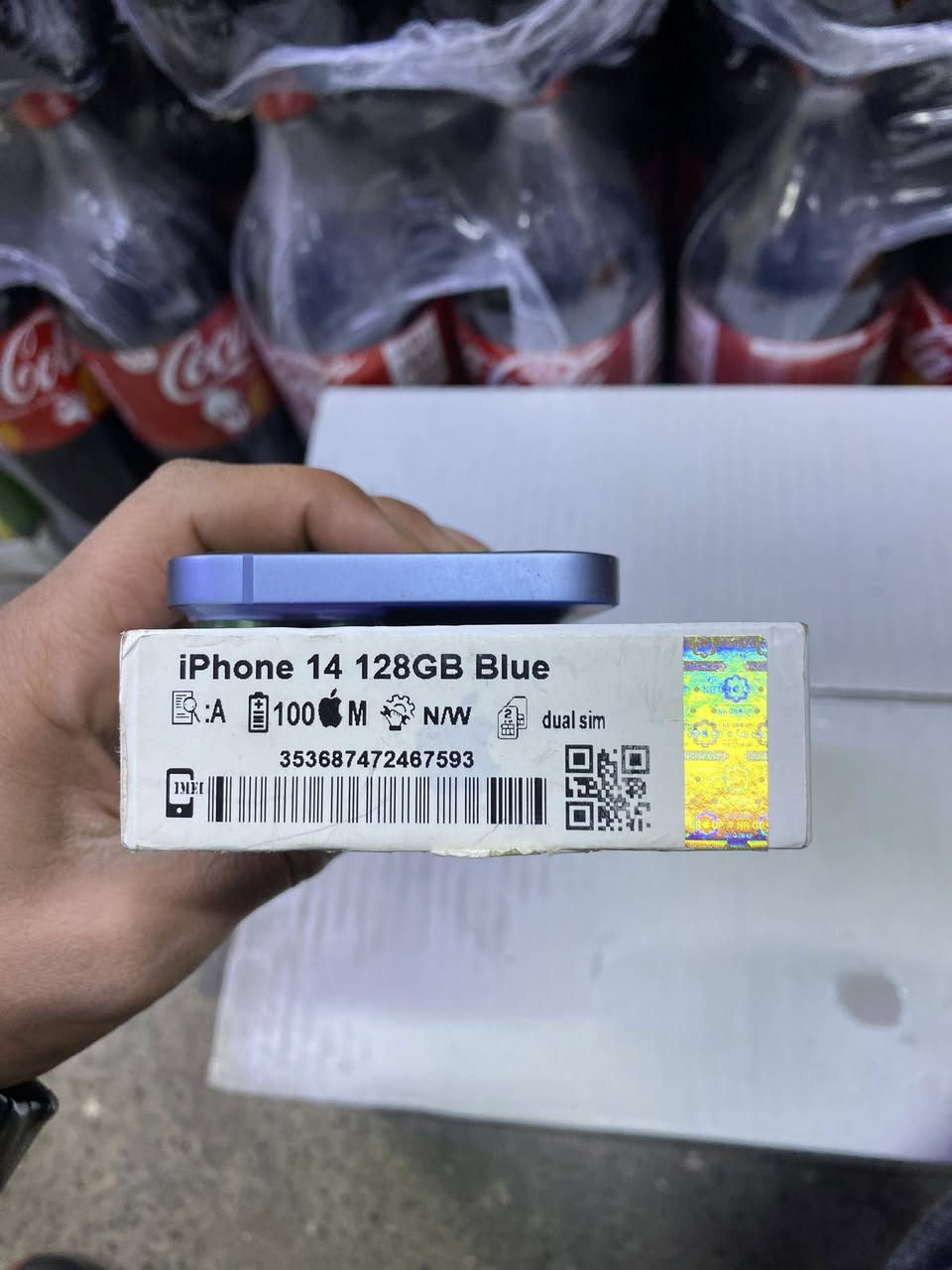 ايفون 14 عادي ذاكره 128 + دبل سيم شرط مامفتوح ومايعبر هوه نضافه 100%100بطارية 100🔋 شرط كلو شغال ***********مكاني موصل ايسر وتحياتي للجميع ❤️
