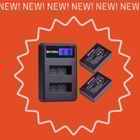 باتماكس • LP-E8/LP-E12 • شاحن مزدوج نوع C