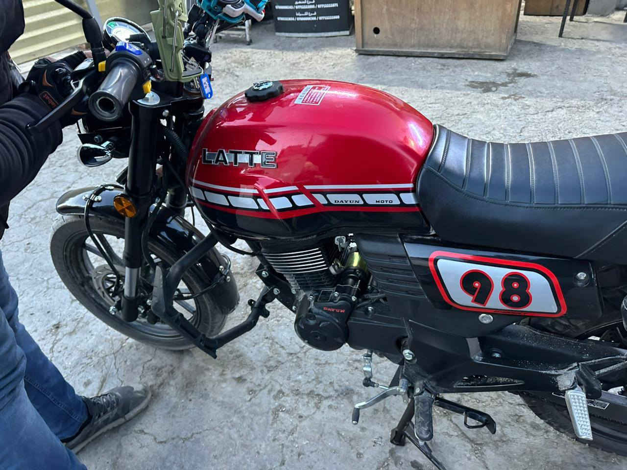 السلام عليكم دراجه دايوان لاتي زيرو
درجه ثاني تبديله مال دهن اله جديده مرقمه 
*********** للستفسار
