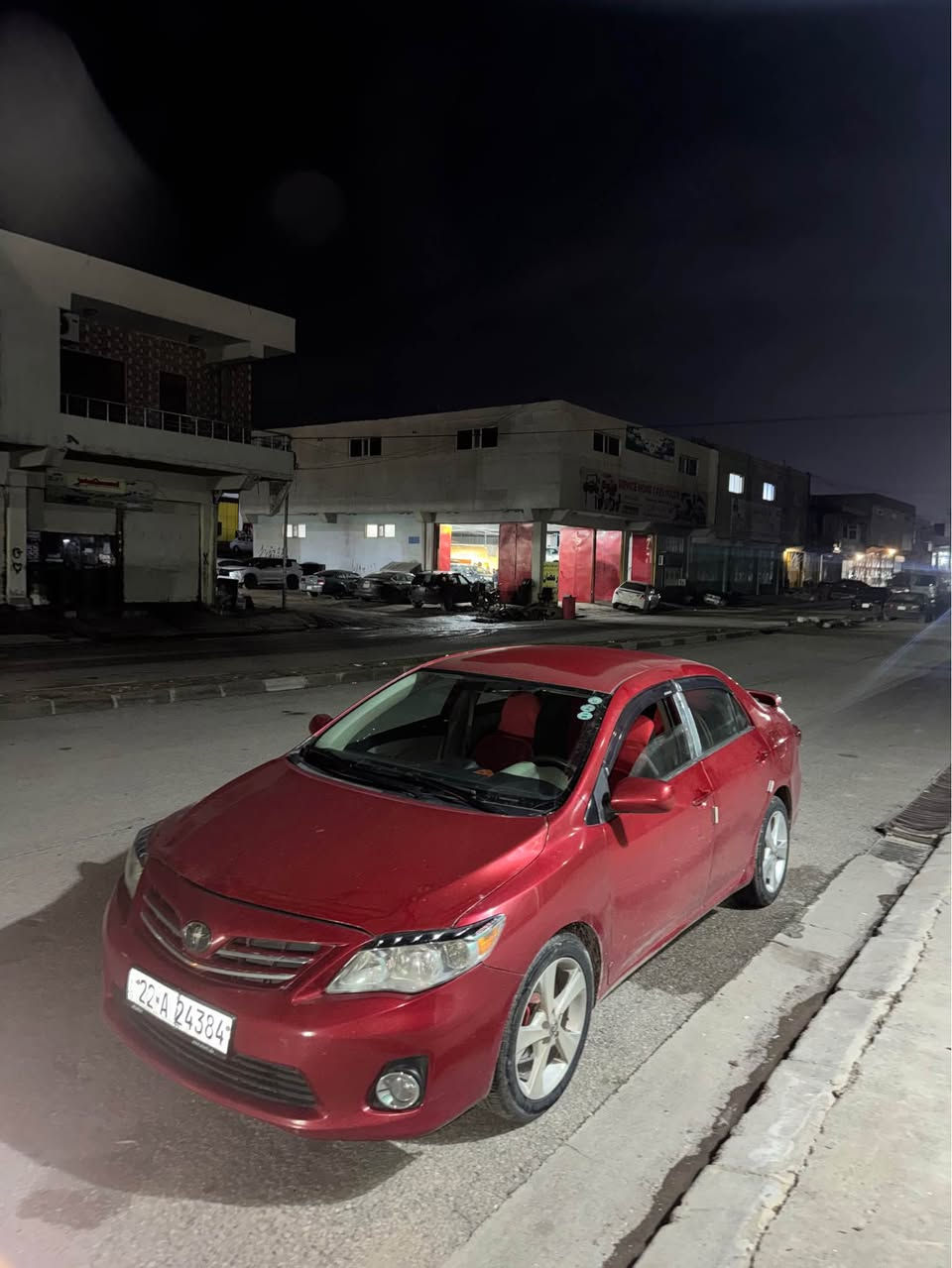 كرولا 2013 امريكي محرك 1.8 
گير محرك بشرط  رقم سنوي جديد
تحويل وكاله بشرط تايرات ويل كب كله جديد
بيها اربع قطع سونار موجود 
جاملخ خلفي مبدل + بابين صبخ+ جاملخ امامي  
سعر 98$ 
مكاني دهوك 
رقم موبايل*********** زاخو, دهوك
