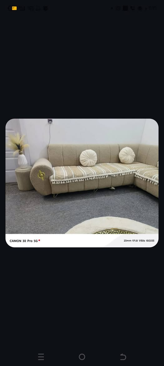 السلام عليكم ورحمة الله وبركاته
تم بعون من الله تعالى انجاز ديوان تسكام 
 مكون من 7 متر  للزبون الغالي على كلبي  
مستعدين لتجديد القديم وتصليح كافة الموديلات للأستفسار مراسلة الصفحه او على الواتساب ***********
