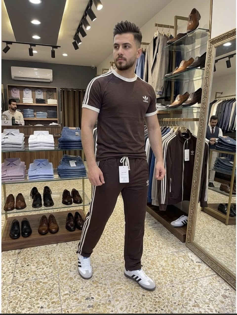 أزياء محمد بانكي الغزاليه شارع المركز مجاور مرطبات البطريق يوجد خدمة توصيل لجميع المحافظات الهاتف***********
