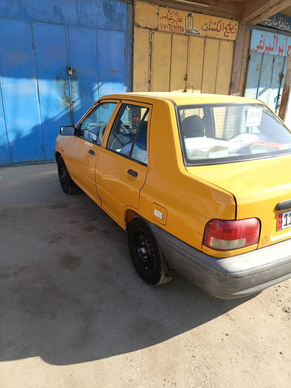 السلام عليكم سيار سايبا 2️⃣0️⃣1️⃣8️⃣🔚 كير مكينه كهربائيات تدفئة تبريد گشر مكفوله دوشمه ( السيارة بيهة صفحة وحدة لحيم الشاصي جهة اليمنة و جاملغ امامي مبدل اثل شخوط القديم موجود و شخط بل باب مكحل واضح فقط السيارة بسمي مصفرة هيئة و غرامات رقم بغداد نكليزي الدولي شرط التحويل سعرها 4️⃣7️⃣ وبيهة مجال قليل 
ملاحظة ⚠️ ( لا الهورن البوش ولا الدركه مو ويا السيارة عزيزي) 💙 ( عنوان بغداد قرب مجمع بسمايه رقم التليفون ***********
