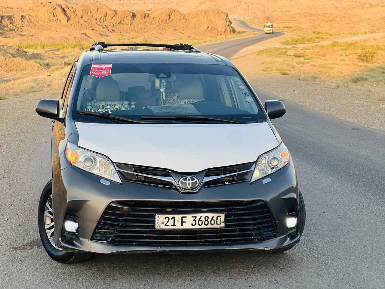 سلام عليكم للبيع تيوتا سينا 2020 فول موصفات xLE ضرهه موضح بل صور بدون ايرباك 
بيبان كهربائي 
صندوق كهربائي 
ماشيه 186 كيلو متر
اتصال عل هده رقم ***********
