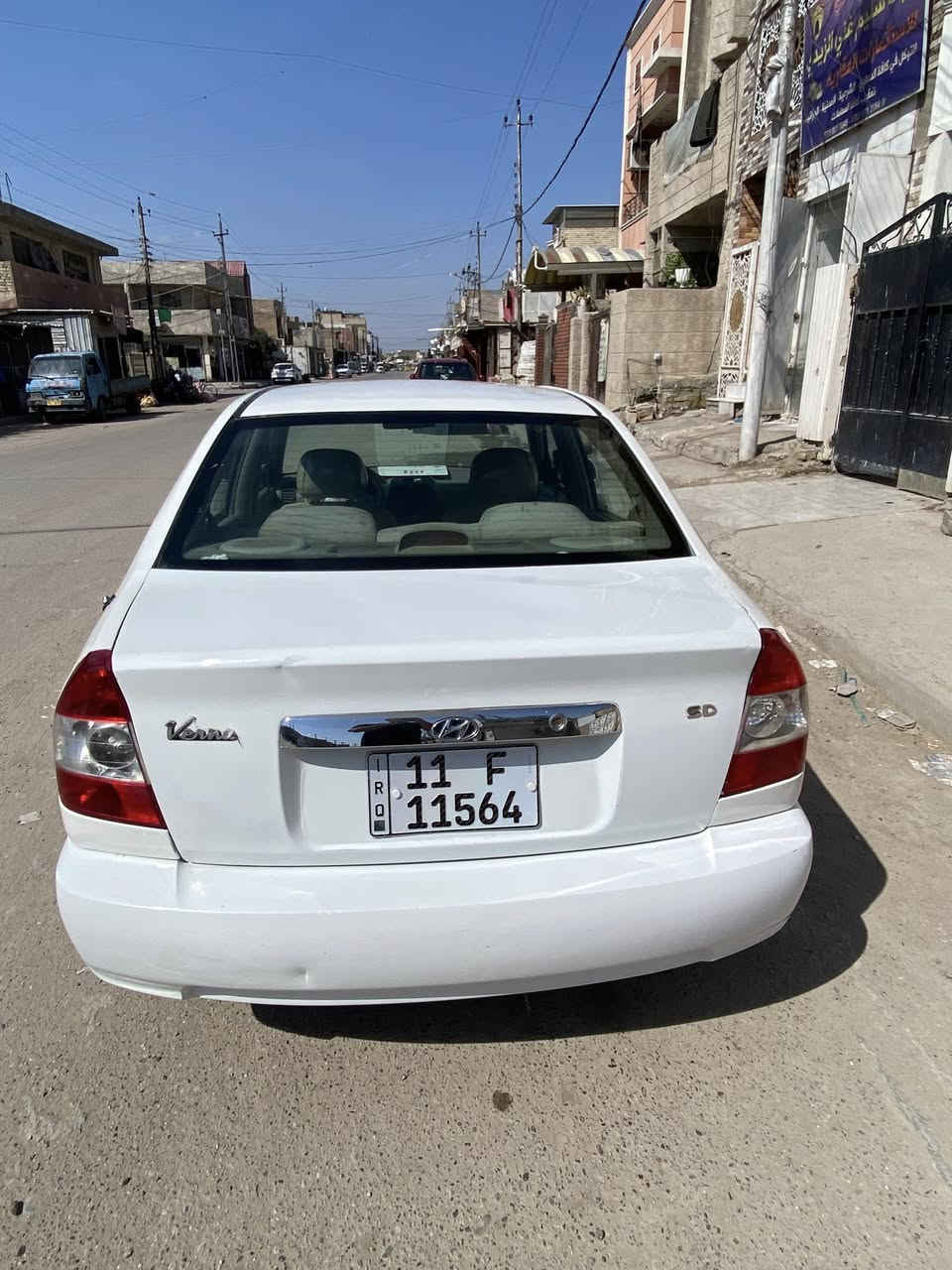 سلام عليكم هونداي فيرنا 14 كير مكينه تبريد ثلج بيها صبغ حافه البنيد 2 جاملغ الخلفي اثر تكشير سياره جديده رقم بغداد ابسمي مكاني بغداد التراث تقاطع درويش  السعر 75 وبيها مجال قليل ***********
