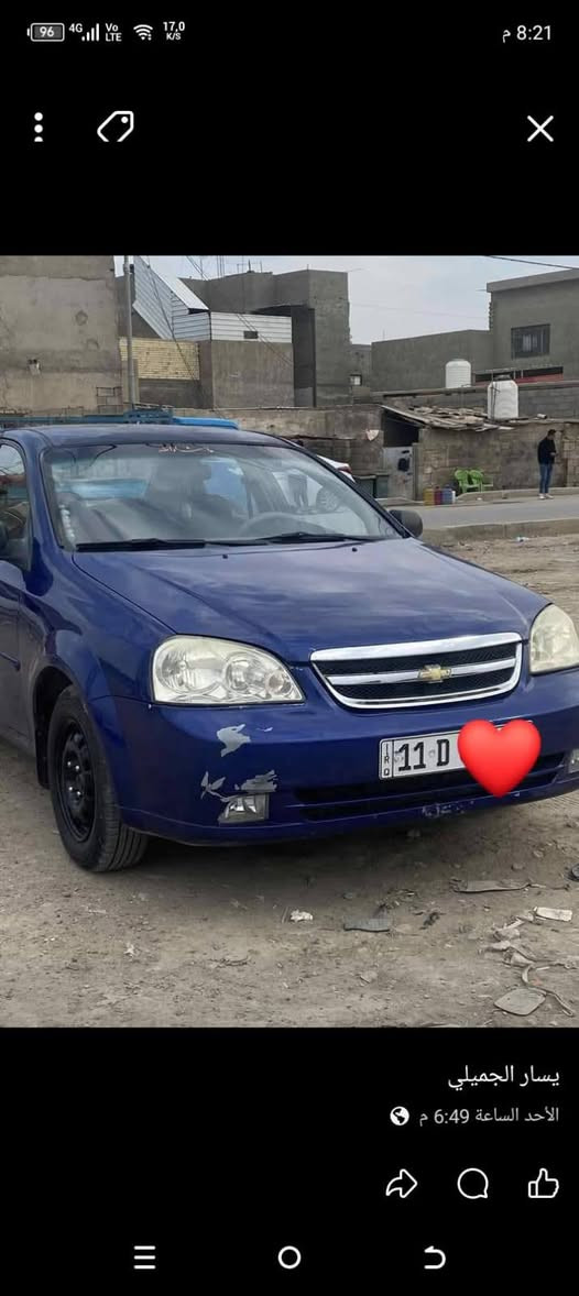 السلام عليكم اوبترا للبيع موديل 2005مصبوغه حزام جماليه مكينه كير خير من الله رقم جديد تخم  تأير السعر 53وبيه مجال مكانه بغداد الحسنيه الراشديه ***********
