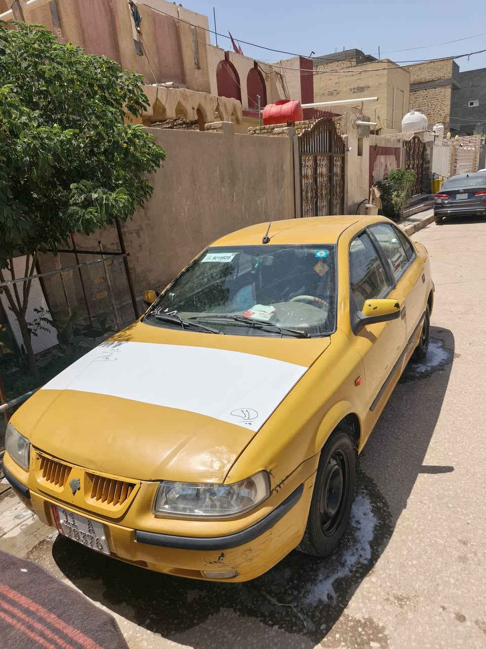 سمند مديل ١١مكفولة من مكينة كير حدادية تخم تاير جديد مصفرها هئية وغرامات بسمي سنوية ٣١ مكاني ديوانيه قضاء الشامية السعر ٢٧ وبية  مجال الطيبين ‏‪***********‬‏
