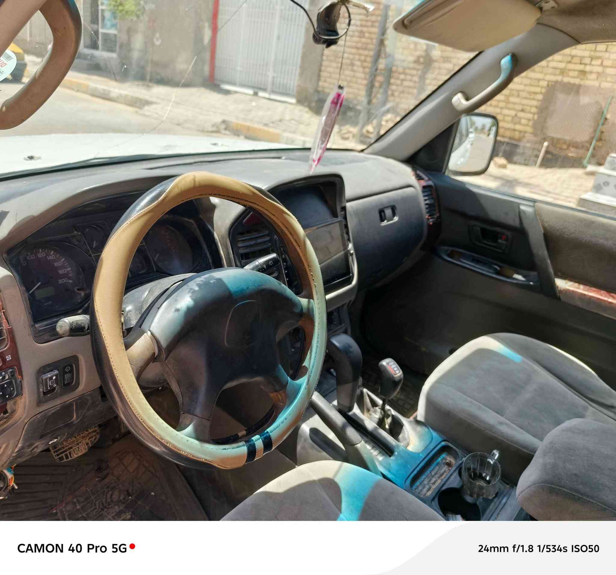 باجيرو 2001 محرك vvt 3000   بيها منظومة غاز سيارة نضيفه السعر 75 وبيها مجال بسيط  *********** سنوية مشروع وطني رقم بصرة
