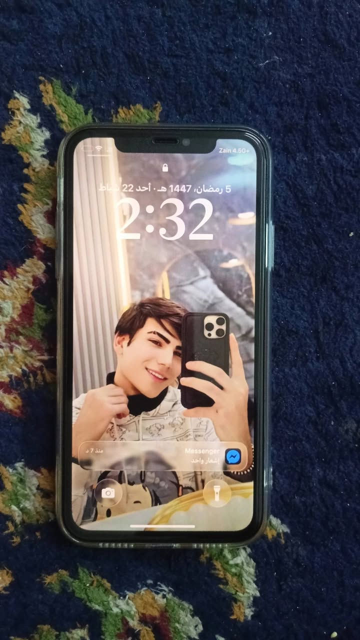 ايفون 11 عادي دبل للبيع ذاكره 64 مبدل شاشه فيس ايدي شغال بطاريه 82 اصليه ب(200)
وبي مجال ***********
