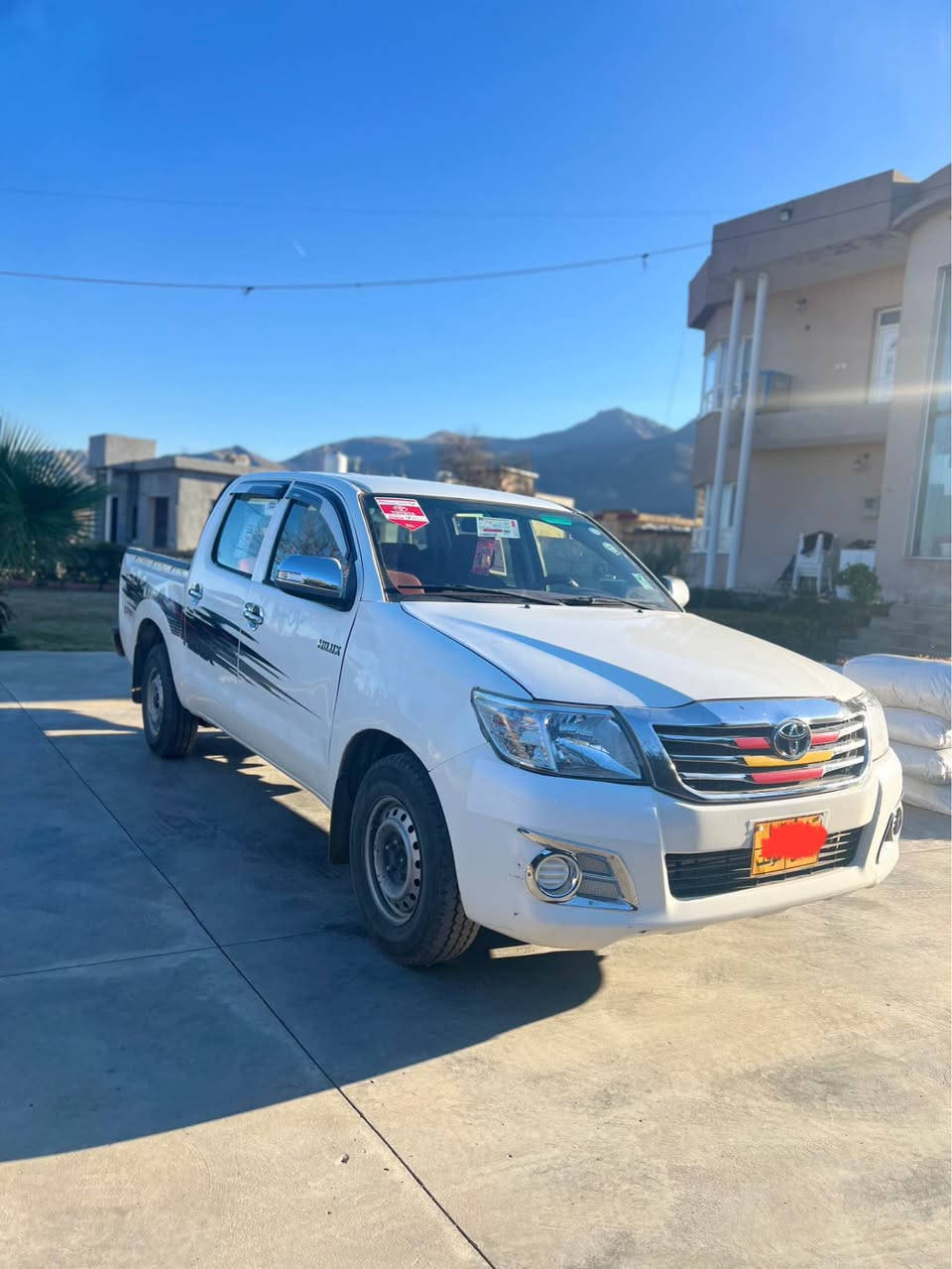 مەرزیە ٢٠١٣
تویوتا ھایلوکس
Toyota hilux 2013
مەنافیس تسدیق
پاکانەو ھەزەی بو کراوە
غەرامەی بە شەرتە
گێر عادی
گێرو مەکینە بەشەرت
چوار تایەی لوکی لەسەر
زور توندو تولە
یەک دینار مەسروفی تیا نیە
رەش پوشە عام بویاخ کراوە بو جوانی
پێش و پاش کەپسە لێدراوی نیە
نرخ ٩٧ و مەجال
شوێن : بلێ / بارزان
موبایل ، ڤایبەر ، واتسئاپ
***********
***********
جوابی نامە نادەمەوە 
ئەگەر موشتەری پەیوەندی بکە 
ھەمو شتم نوسراوە أربيل, العراق
