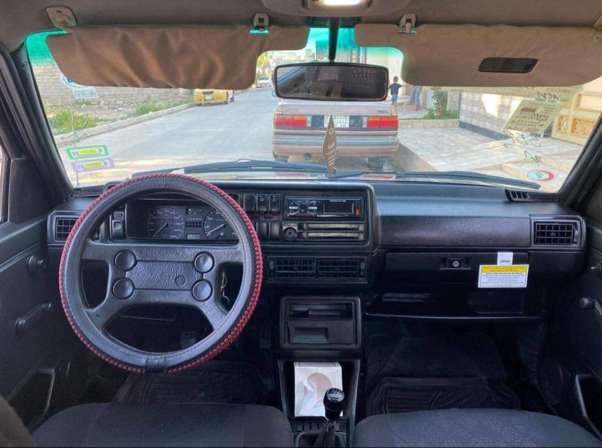 كولف 1991 مصبوغ عام جماليه من غير معجون كير محرك شرط :ستيرن بور صدر امامي خلفي جديد تايرات جديدة باتري جديد كهربائيات كلها شغاله تدفىه شغاله بدون تبريد سهرها 38 بيها مجال بسيط للطيبين التواصل *********** غير متواجد ع فيس التواصل اتصال فقط!
