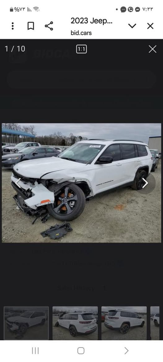 السلا عليكم اخواني جيب موديل 23 مكينة 6 سلندر ماشية 37 سبعه راكب السياره فول مواصفات وضرر موضح بالصوره للسعر الاتصال بلرقم ***********
