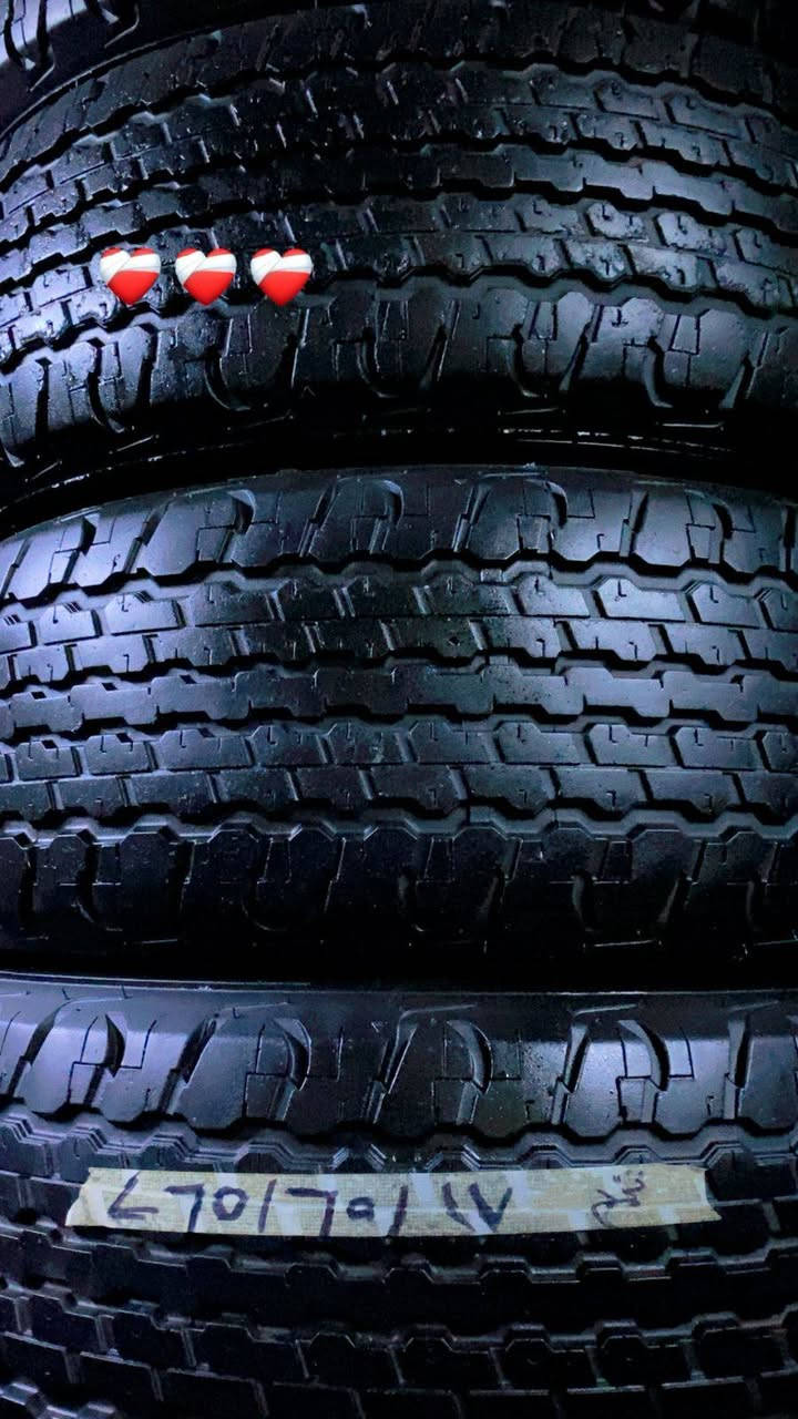 تم بحمد الله وصول وجبه إطارات مستعمل جميع الأحجام من 12/13/14/15/16/17/18/19/20/21/22 عنوان سامراء حي الظباط الأولى مقابل مول الصيني القديم مجاوركماليات ماجد فريد رقم ***********
