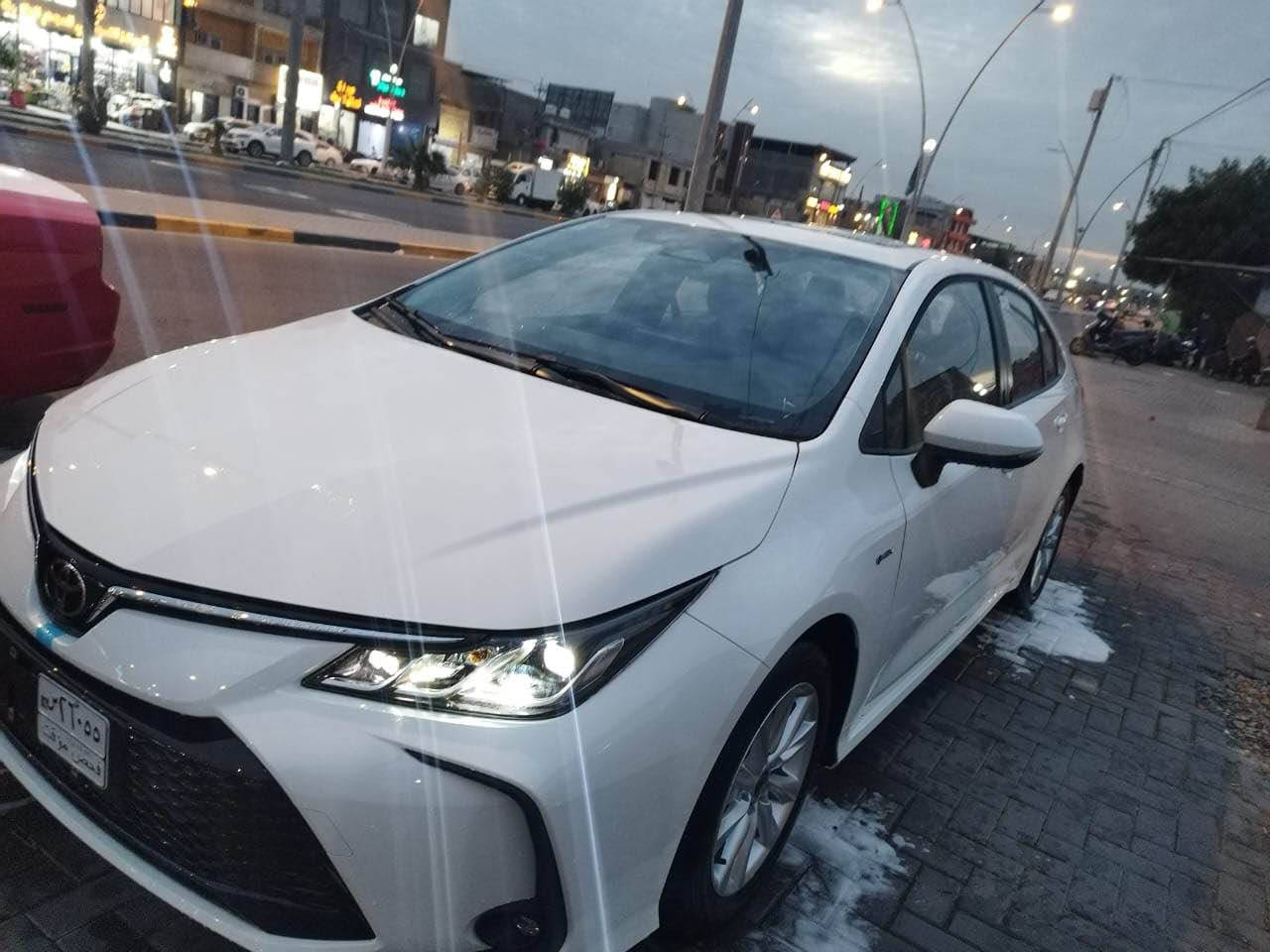 السلام عليكم 
للبيع سياره كورلا ٢٠٢٥ زيرو بأسمي ماشيه ٥٠٠ هايبرد بانزين وكهرباء تحكم ستيرن فتحه سقف والمواصفات الباقيه معروفه السعر ١٦٩  الاتصال *********** البصرة, العراق
