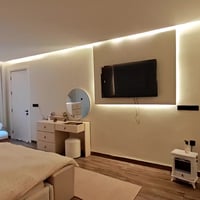 ✨ تنفيذ عمل متكامل ✨ سقف جبس بورد مع إنارة مخفية تعطي فخامة وهدوء ضلع ...