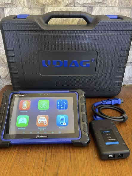 X90-PRO UDIAG
مفعل صارله سبوعين 

مميزات الجهاز:

1-حجم الشاشة 10 انج
2-فحص ذكي
3- دعم جميع انواع السيارات
4-تصليح الايرباك كراش
5-برمجة eeprom
6-برمجة مفاتيح وبصمات
7-يحتوي على اكتف تيست
8-يحتوي على لايف داتا
9-برمجة الاون لاين مع فيشة باس ثرو 
10-يدعم فحص السيارات الهايبرد والكهربائيه EV
11-يدعم رفع وتزيل عداد الكيلومتر 

 مع تحديث لمدة ثلاث سنوات 
السعر 630 الف ويوجد توصيل 

 بي واتساب ***********
