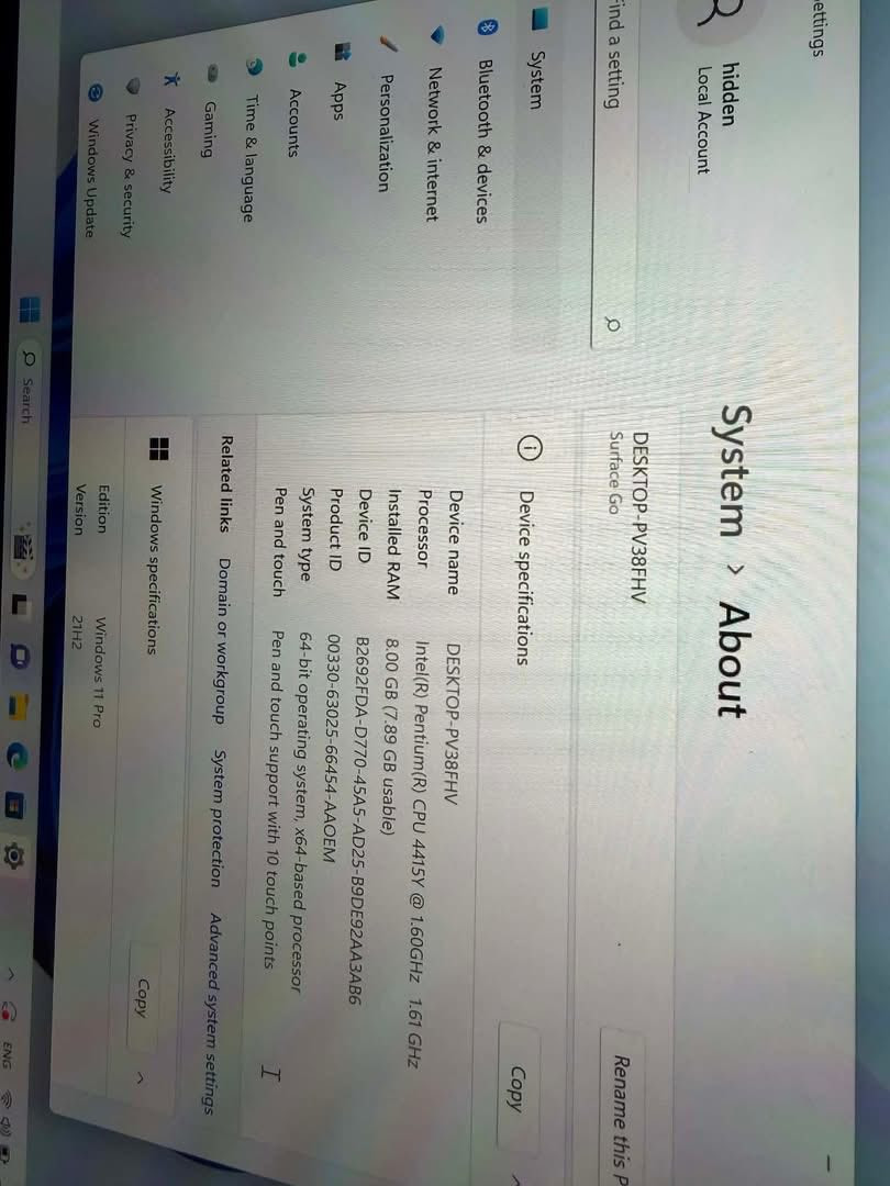 سيرفس go 
شاشه 11
رام 8g
هارد 128g 
السعر 110الف


**إذا كنت صاحب هذا الإعلان وتريد حذفه لأي سبب، رجاءا أرسل رسالة إلى الدعم الفني**
