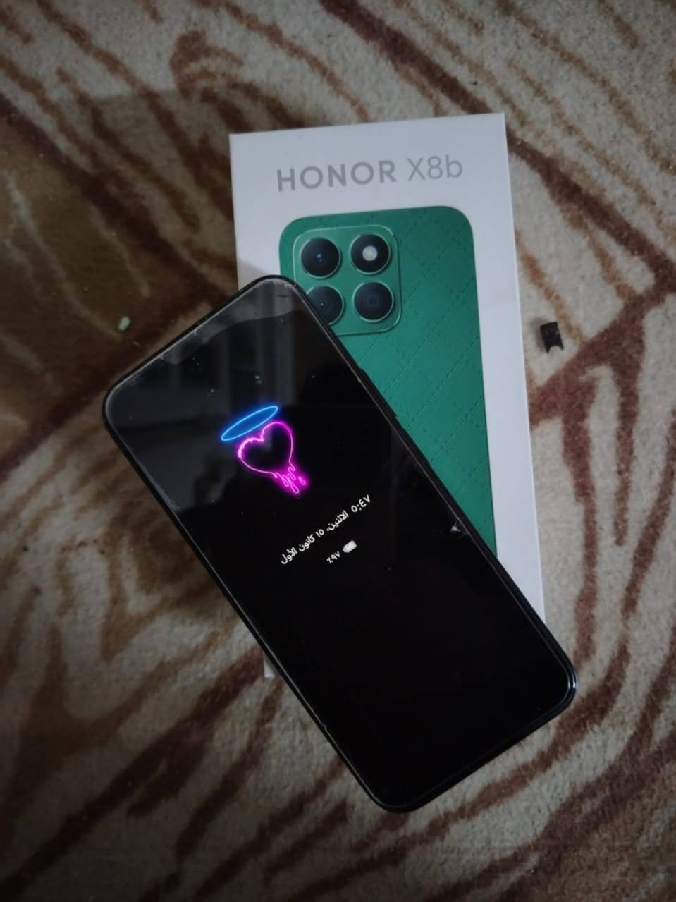 HNORX8b
سلام عليكم ورحمة الله وبركاتة.. جهاز نضيف مستعمل صارله 4 اشهر من مستخدام كامل الاغراض شاحنه كارتونه الشراي بي خير ويدلل مكاني كوفه السهله قرب صاحب الزمان.. ع.. رقمي *********** خاص واتساب موجود وخادم بسعر مناسب 👍
