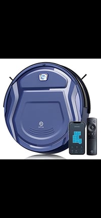 مكنسة روبوت • يتحكم بالموبايل • شحن ١٠٠ دقيقة