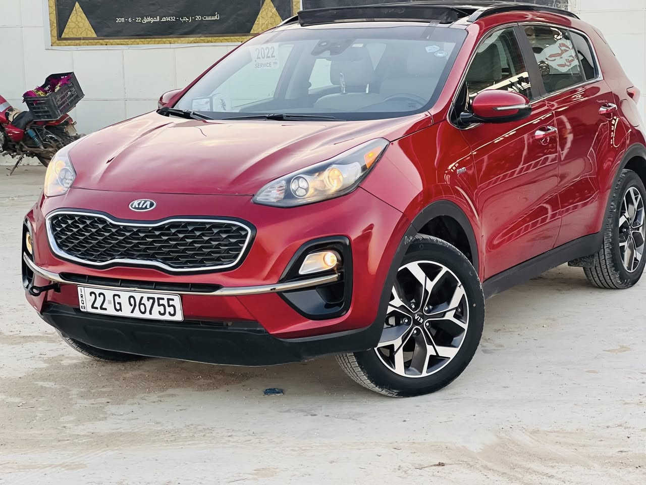 سبورتج Ex موديل 2022
فول مواصفات.
بصمه.
بانوراما
جنطه كهرباء
نظام ترحيب
مانع انزلاق
تحديد مسار 
رادار جانبي 
حساس امامي ABS
تدفئ كشنات 
داخل جلد كامل 
نزول منحدرات
 
وبيه بعد هوايه مواصفات
حادثهة  كما موضح في الصور بدون اي تبديل السياره ليبل واحد 

السعر ١٩٢ 
رقم الهاتف *********** اتصال او واتساب
