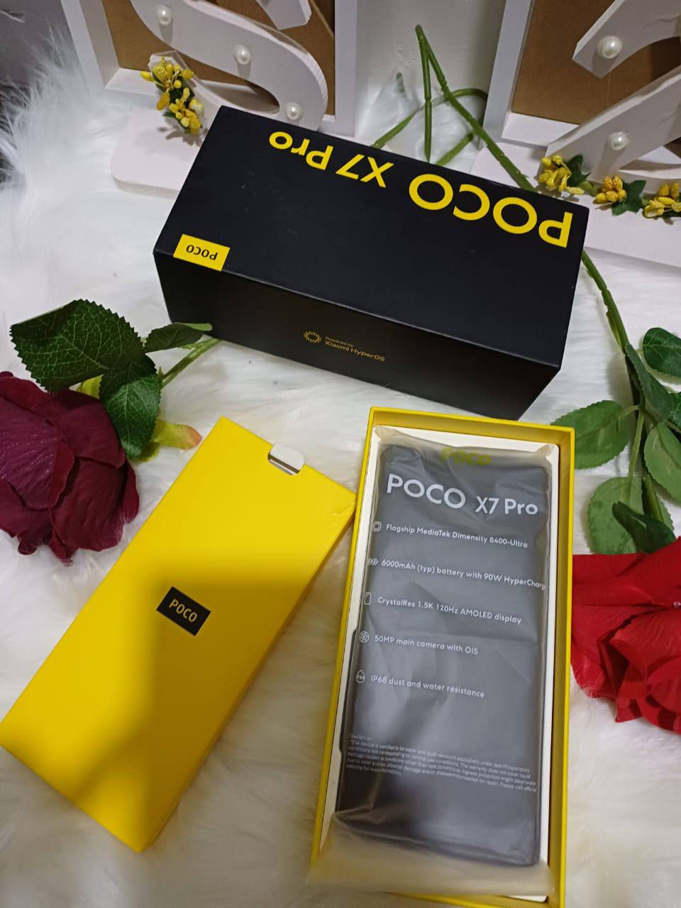 🔥 للبيع Poco X7 Pro (جديد بالكامل) 🔥
📱 Poco X7 Pro
🔹 الذاكرة: 256GB
🔹 الرام: 12GB

✅ الجهاز جديد نهائياً
✅ غير مستخدم ولا مشحون ولا مرة
✅ جميع الملحقات جديدة وما مفتوحة

سبب البيع: الجهاز مأخوذ من شخص اشتراه من الجمعية بالأقساط وباعه نقداً.

🎮 يشغل PUBG على 120 فريم وأداء قوي جداً للألعاب.

💰 سعر الجديد حالياً: 473 ألف
🔥 السعر: 395 ألف فقط

🚚 توصيل لباب البيت

📩 للتواصل خاص


**إذا كنت صاحب هذا الإعلان وتريد حذفه لأي سبب، رجاءا أرسل رسالة إلى الدعم الفني**