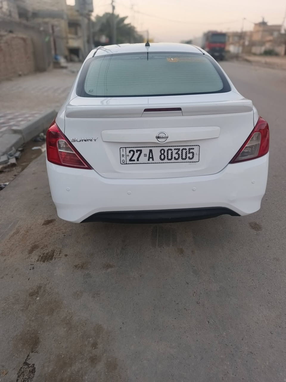 سلام عليكم
نيسان @صني هندي  موديل 18
سياره مكفوله عيب شرعي رقم انكليزي بسمي 
فقط طخات بسيطه @
السعر 92 تواصل ع رقم المكان ذي قار الشطرة 
***********
