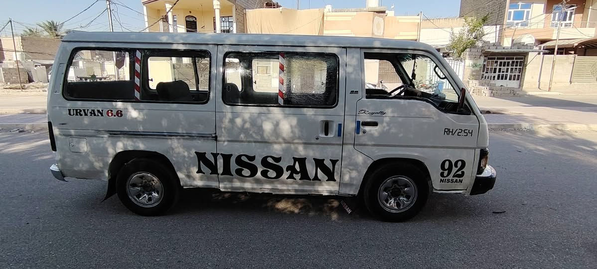 من رخصه الادمن المحترم
نيسان يورفان موديل ١992 رقم ديالى ألماني تحويل وكاله هيئه مامسجله مكينه وكير ونجي سته اوتوماتيك مكفولات صدر بور مشط شواصي كهربيات كله مكفول سياره مال جناي مكاني ديالى سعرهه (25) شراي يتصل (***********)
