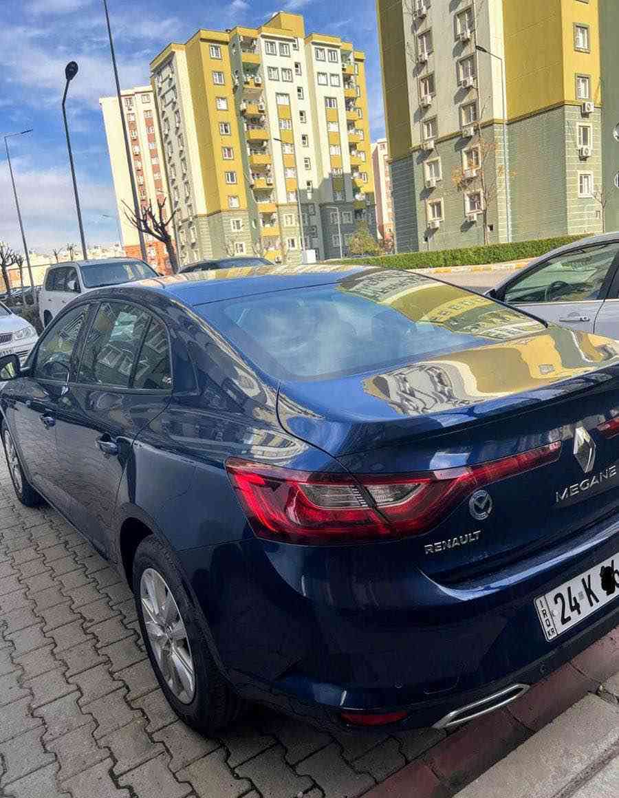 رينو ميگان خليجي 2023
صفر شركة مهند 
كلين
بي دعم بي صبغ بي شوخت 
16هزار چوويه
رقم نوي 
گيرو مكينه نيسان
نظام أيكو
حساسي بشته وه 
كاميراي دواوه 
كوشن جلد
شاشه گه وره لمس 
تحديد سرعه 
سوكان فوليوم و بلوتوس 
جام و اوينه كاره بايين 
لايت ليد و زيره كه
دو سويچ شريكه ...
شوين هه ولير 
ژماره ي موبايل 
***********
نرخ ١١٥ أربيل, العراق
