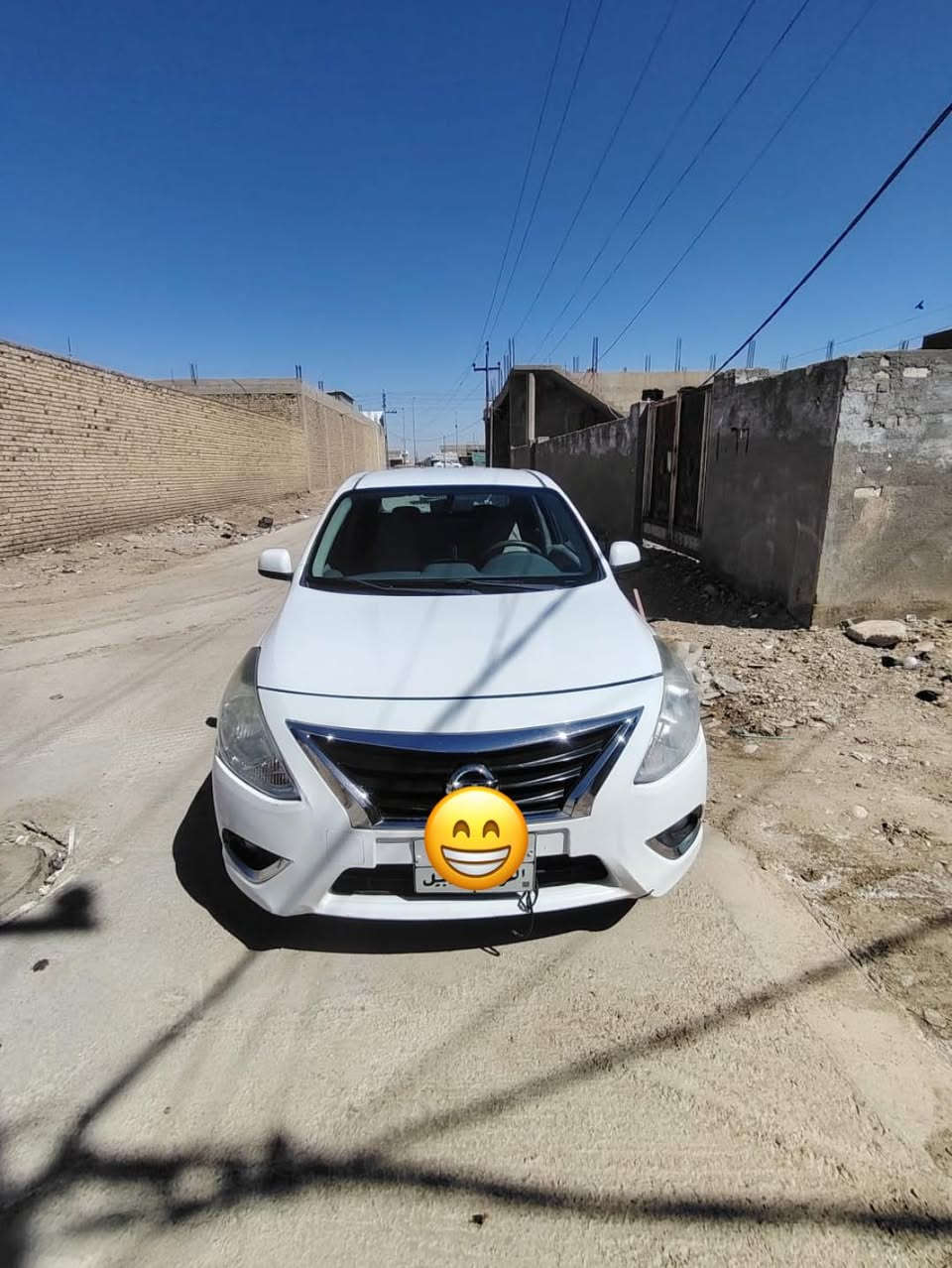 نيسان سني مديل 2021 هندية
بيهة صبغ بل الجاملغ الخلفي عكس السايق

وعندك الجنطة بيهة بارد شوية هيج شي قليل 

الي يشتري يسوي سونار ويتاكد 

السيارة كاملة من 

صدر كامل امامي خلفي يخبل 

تخم تايرات بل الباكيت 

تبريد يخبل بعد معروفة بتبريدهة 

كير مكينة مكفولات وسليمات وبيدك تفحص 

السيارة ماشية 150km

السيارة رقمهة اربيل بسم شركة بس تروح غادي تخابر يدزولك واحد يبصملك كبل 

السيارة سعرهة 105وبيهة محجل 

مكاني واسط كوت دور المعلمين
***********
