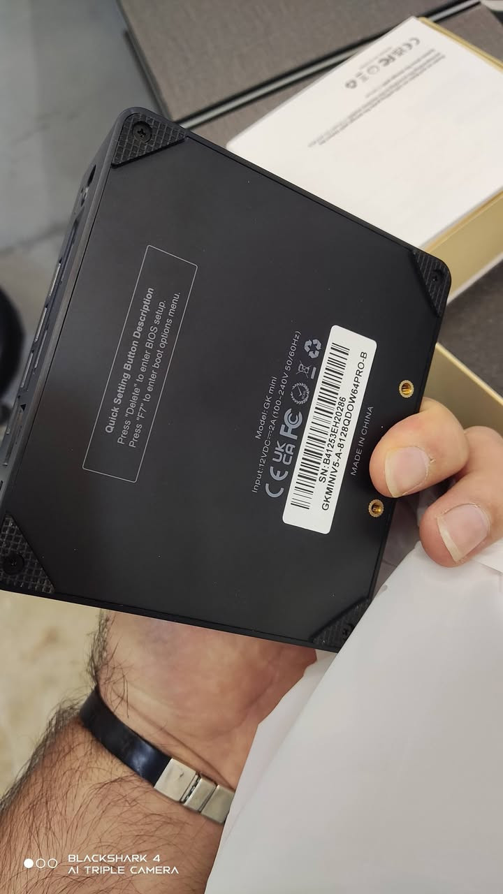 mini pc
رام 8 
هارد 128
السعر 90 الف للاستفسار خاص


**إذا كنت صاحب هذا الإعلان وتريد حذفه لأي سبب، رجاءا أرسل رسالة إلى الدعم الفني**