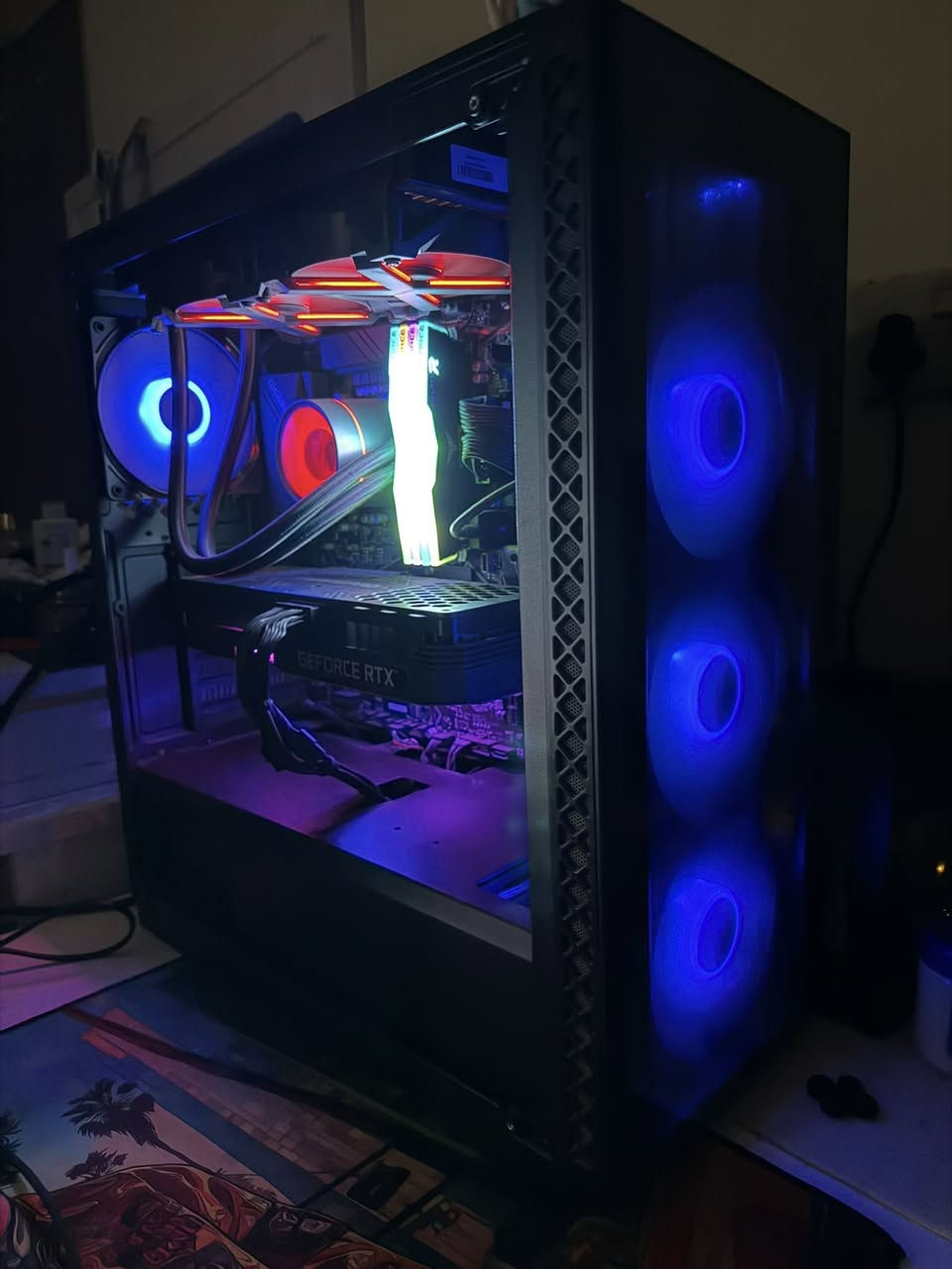 السلام عليكم ورحمة pc قابلة للطيران للبيع السعر مليون و 175 بيها حك جية
RTX 3070 3 fan palit rgb 
Cpu: ci7 11700 KF 
‎‏Ram: 32 G 3600 HZ (4*8) RGB
‎‏SSD: 500GB 
‎‏HDD: 2TB 
‎‏MB: Z590 ASUS PRIME
‎‏PSU: 750+80
 Fan cpu: deepcool 240t


**إذا كنت صاحب هذا الإعلان وتريد حذفه لأي سبب، رجاءا أرسل رسالة إلى الدعم الفني**