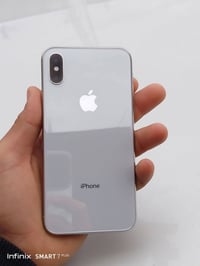 ايفون Xالعادي ذاكرته 256 جهاز جديد مبدل بطاريه جديده اصليه 100 الفيس ا...