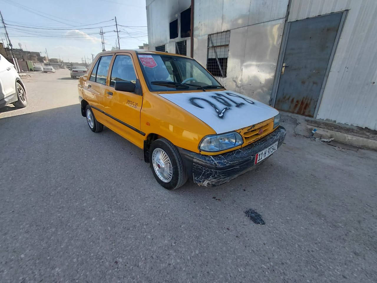 سلام عليكم عندي سايبه موديل 2018سياره بيها جاملغ امامي مصبوغ وبيها بارد شي قليل مكينه كير تخم تاير جديد سياره جاهزه رقم بغداد الدولي مصفرة هيئه وغرامة سياره جاهزه مكاني بغداد السعر ٣٩وبيها مجال انتصل عل رقم ***********
