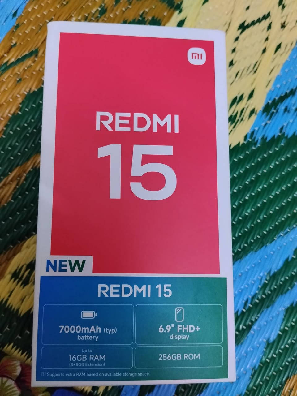 REDMI 15
ذاكره 256
رام 8+8
شبه جديد استعمال شهر 
سعر 210 وبيه مجال


**إذا كنت صاحب هذا الإعلان وتريد حذفه لأي سبب، رجاءا أرسل رسالة إلى الدعم الفني**