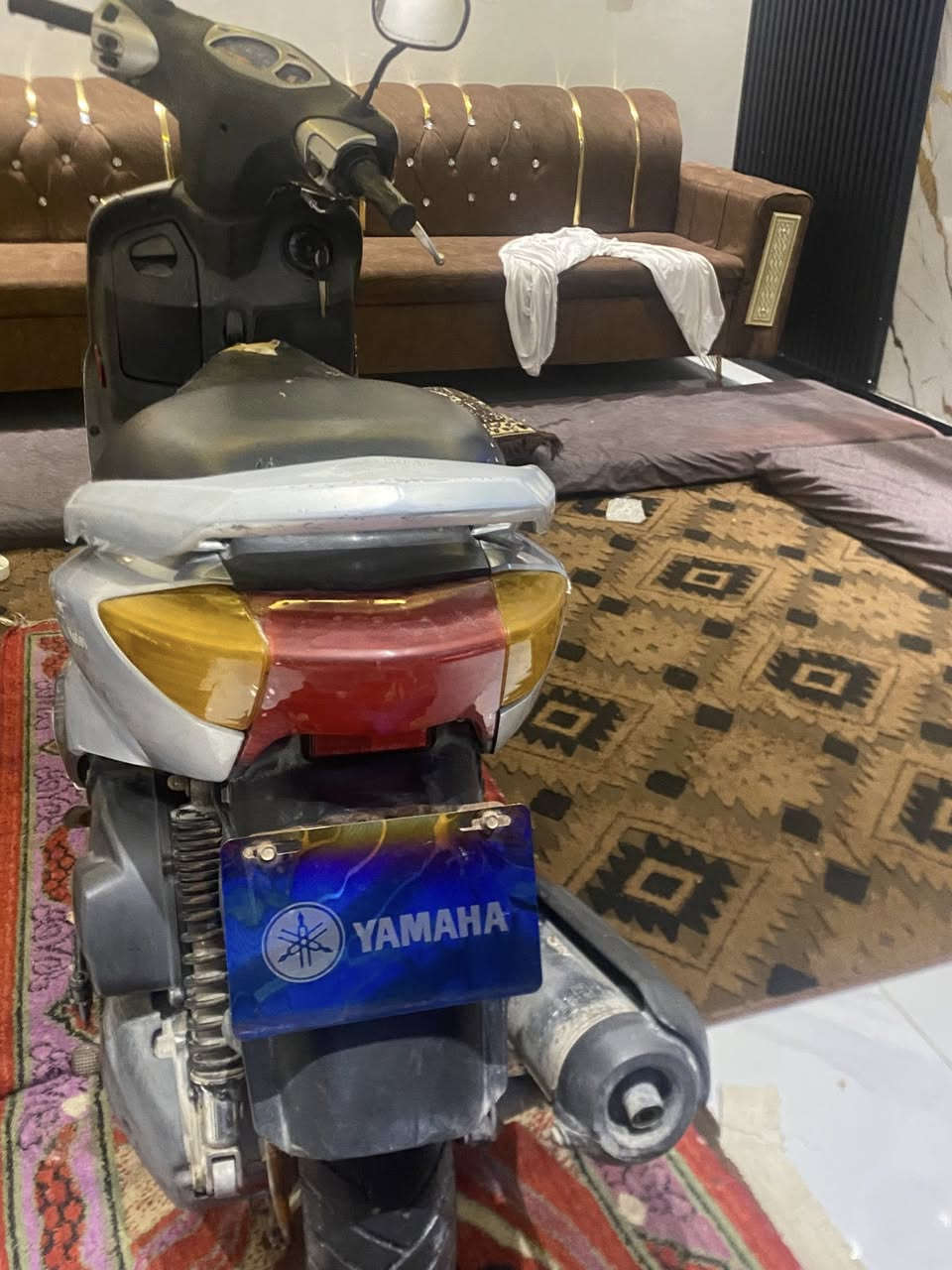 اسلام عليكم دراجه سنكنس  نثيه سرعه١١٠/دراجه نضافه ٩٠/١٠٠اوراق كامله كهربايت  كامله سلف هندر محرك خير من الله مابيه نقص برغي /مع التواصل ع رقم ***********/السعر خاص مكاني بغداد  شرطه الخامسه
