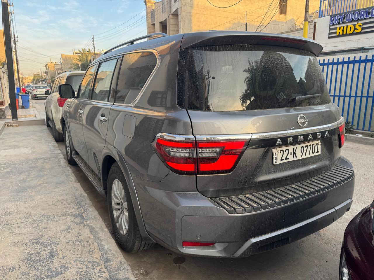 ‎نيسان ارمادا (باترول))2022
‎  بحالة ممتازة وجاهزة للاستخدام فوراً

‎🚗 الموديل : 2022 
‎اللون: لون مميز وراقي 

‎🧾 التسجيل: مرقمة أربيل جديد  بأسمي 

‎🎨 الحالة:

‎ • السيارة نظيفة جداً ومرتبة
‎ • فحص ممتاز وجاهزة من كل شيء

‎⭐ أبرز المواصفات:
‎✔️ محرك قوي وأداء عالي
‎✔️ مقاعد جلد كهرباء مع تسخين
‎✔️ شاشة كبيرة + حساسات ورادار 360° كامرة خلفية
‎✔️ + أنظمة أمان متقدمة
‎✔️ نظام صوتي فاخر
‎✔️ تحكم بالمقود + مثبت سرعة
‎✔️ بصمة تشغيل وأبواب
‎✔️ مكيف خلفي ثلاثي المناطق

‎📍 العنوان: الدورة – شارع أبو طيارة
‎ 💵💰34,000   (قابل للنقاش للجادين)

‎📞 للاستفسار:
***********
