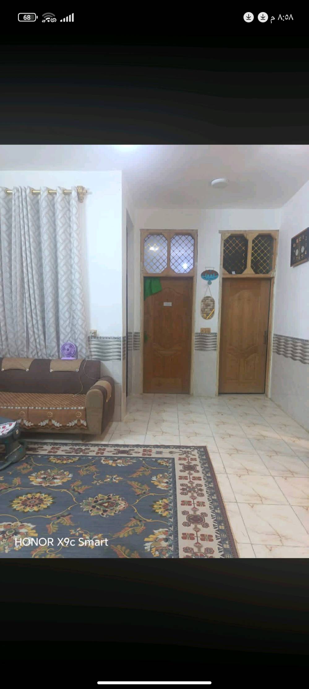 #دارللبيع 🏠

طابو زراعي سند 25 المساحه 170متـࢪ

طابق واحد محتوياته غرفتين نـــــــــوم هول استقبال مطبخ كراج سياره. 

عنوانه شارع شريفه ع الجديد الرابط بين 80و 100 قريب من الشارع العام جدا.
بيع مستعجل سعر مناسب  
***********
