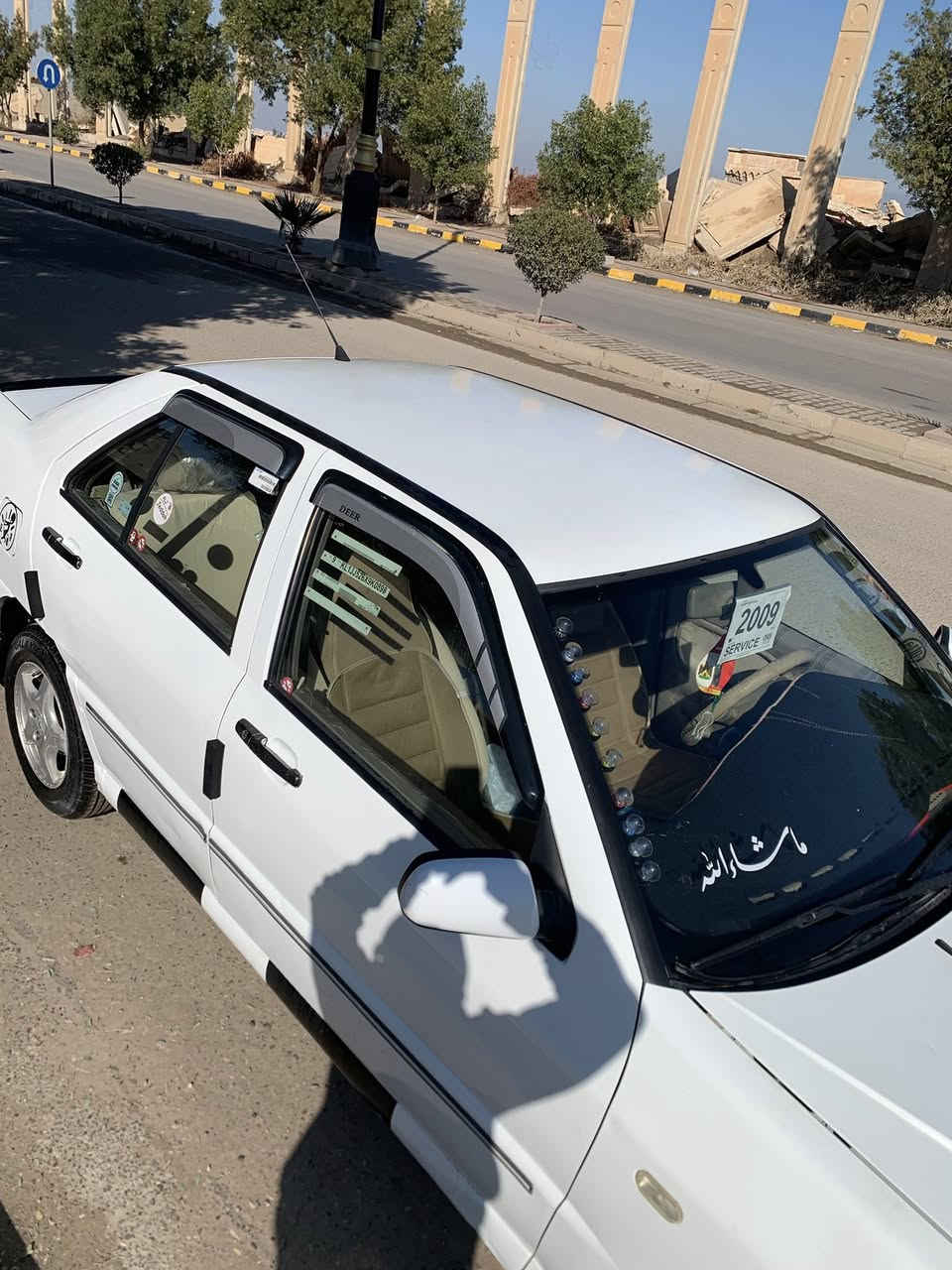 السلام عليكم للبيع شيري كوين 2009 رقم بغداد الماني مشروع وطني بدون غرامات مصفرة تحويل مباشر كير محرك نضيف بشرط صدر تايرات كله جديد سياره بدون صبغ فقط رصعات وسونارها موجود وافحص وين متريد ترايك للبصرة السياره معروضة 45وبيها مجال لطيبين للاستفسار ***********
