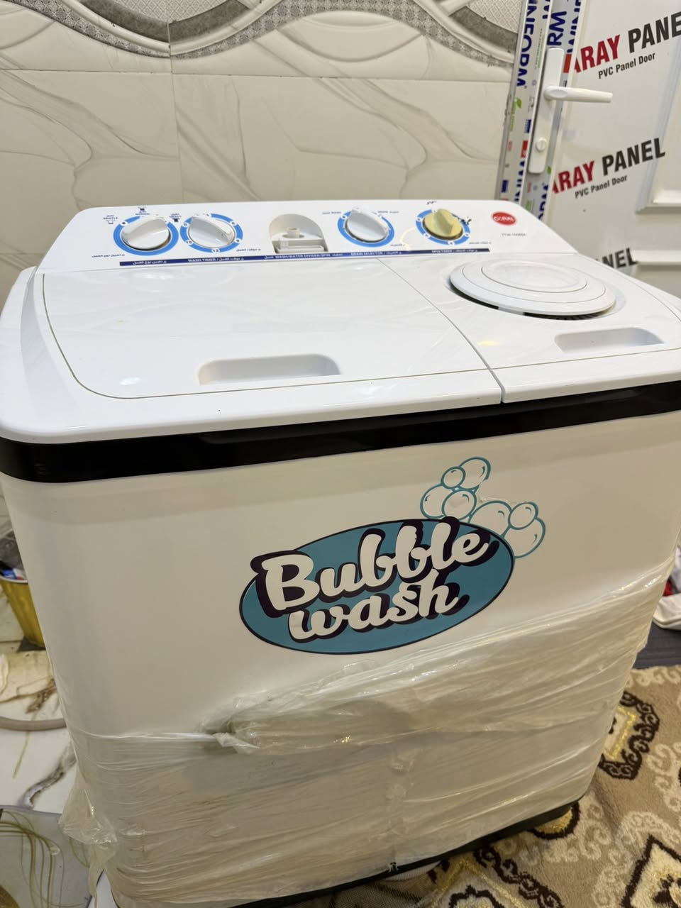 غسالة من شركة كورال الأصلية
نظيفة حيل مثل ما موضحه بالصور بيها بس تبديل السويح مال تصريف
سعرها ١٣٠ بيها مجال 
مكانها المختار 
للاستفسار الاتصال على الرقم 

‭٠٧٨٠ ٤٤٨ ٨٦٩٤‬
