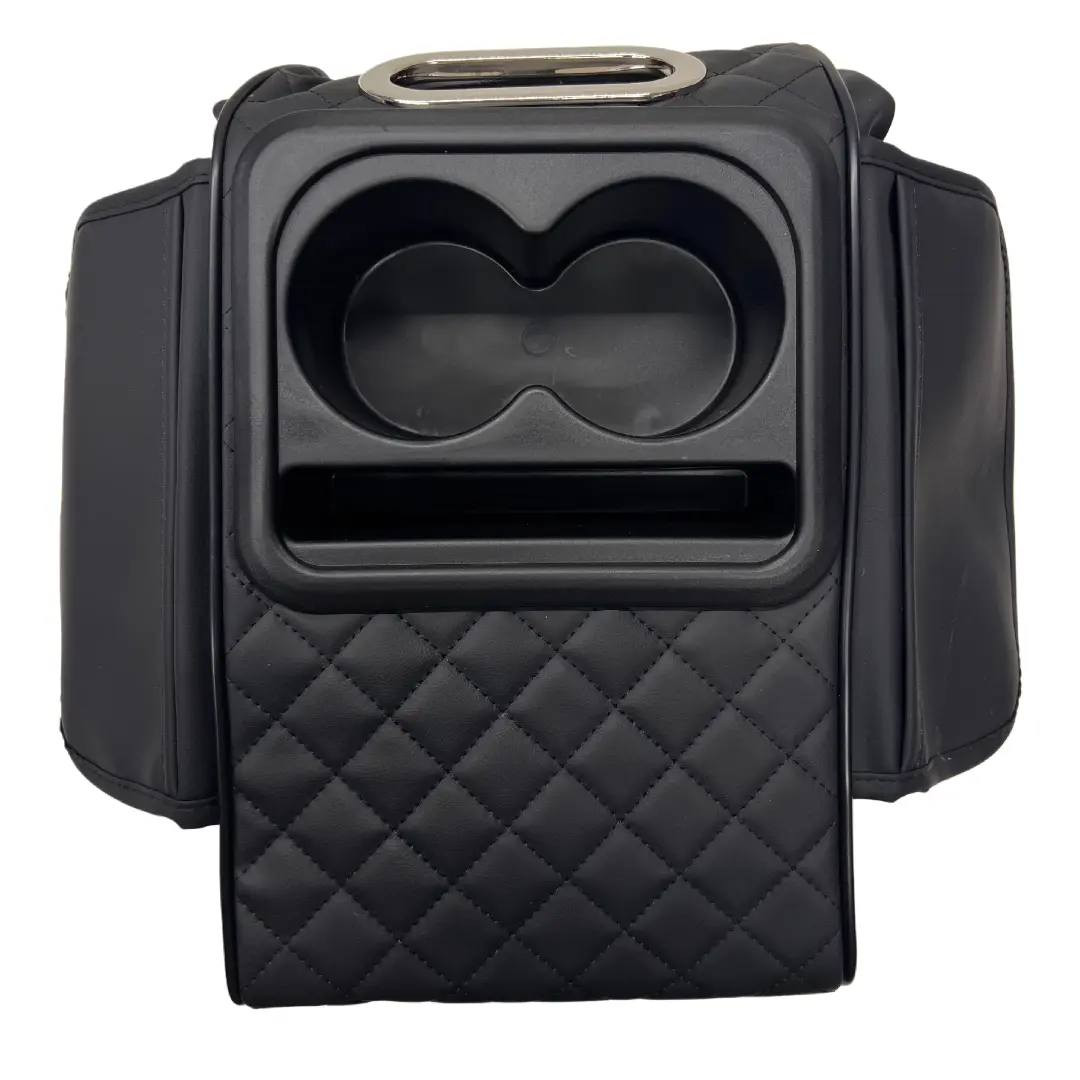 وسادة رفع مسند الذراع للسيارة مع حامل أكواب ومناديل
وسادة عملية توضع فوق مسند الذراع في السيارة لرفع الارتفاع وتوفير استخدامات إضافية للتخزين اليومي.
 
• مزودة بـ حامل أكواب مزدوج
 
• تحتوي على فتحة مناديل في الأعلى
 
• مساحة مخصصة لوضع الهاتف المحمول
 
• سطح علوي بتصميم مبطن بنقشة مربعات

 • مكان الاستخدام: مسند الذراع في السيارة
 • حامل أكواب
 • مكان للهاتف
 • فتحة مناديل
واتساب ***********
