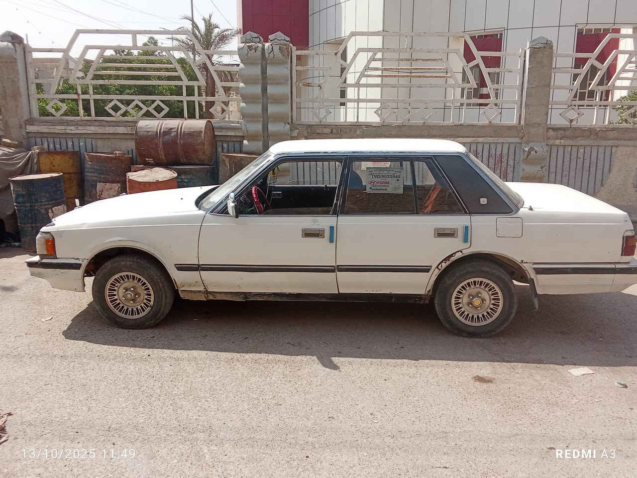 سلا عليكم البيع سوبر 1985مكينه فيفيتي كير خير من الله حداديه 40 رقم صدامي سياره مكفوله   هاذ رقم***********
