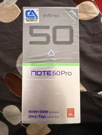 نوت 50 برو • ذاكرة ٢٥٦ رام ٢٤ • طخه بالشاصي