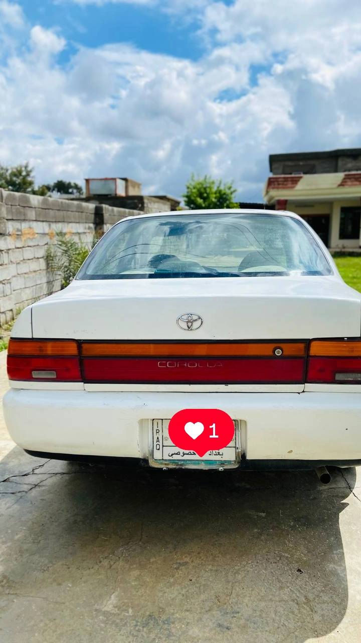 السلام عليكم سياره لبيع كورله موديل 1992 الون ابيض رقم بغداد مشروع وطني محرك 1600كير اوتوماتيك لاتنقيص ولا تبخير مكفول  صدر  جديد كهربائيات كلها شغاله سياره جاهزه 
مكفوله من ضربه   
سعر 58 بيه مجال 
العنوان: صلاح الدين قضاء بلد
***********
