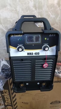 ماكنة لحام تازاكا 400MMA 3فيز طول الحار 5متر طول البارد 2.5متر  الوزن ...