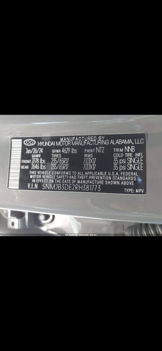 السلام عليكم  توسان ٢٤ أمريكي 
ظرر بسيط مصلح نفسه بل صندوك 
مرقم شهداء بأسمي ماشيه ٧٧
مكينه ٢٥٠٠  الاستفسار ***********
