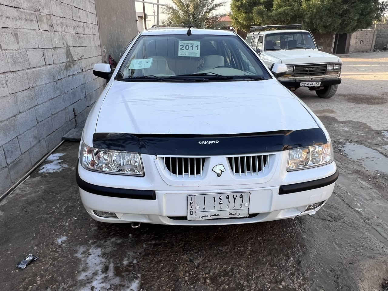 سلام عليكم سمند 2011للبيع رقم واسط
سياره بيهه صبغ مكينتهه ادخن. حداديه تخم تاير باتري
جديد داوخلهه السعر 33 اوبيها مجال مكان السياره 
واسط ***********
